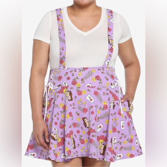 Torrid Disney Beauty & The Beast Skirtall - Size 10/12 - Picture 1 of 4
